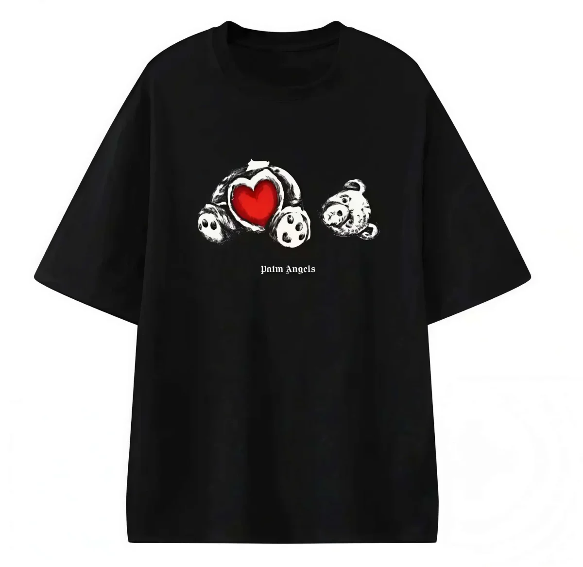Palm Angels Palm Angels Bear Black T-Shirt Black - 1