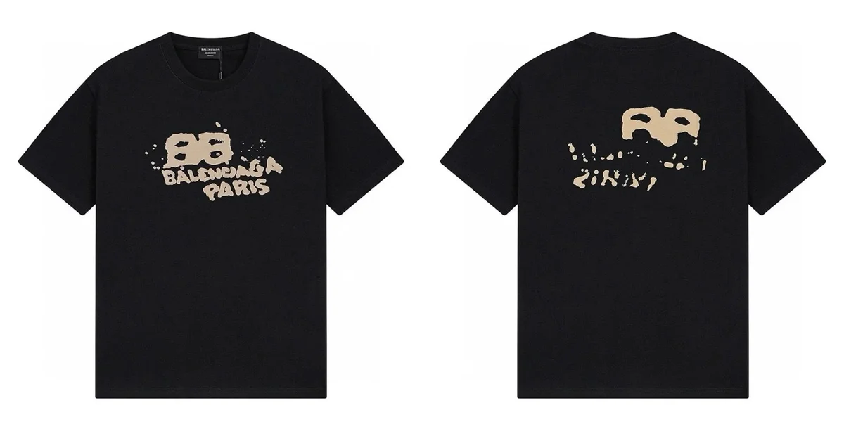 Balenciaga Balenciaga Black BB Logo T-Shirt Black - 1