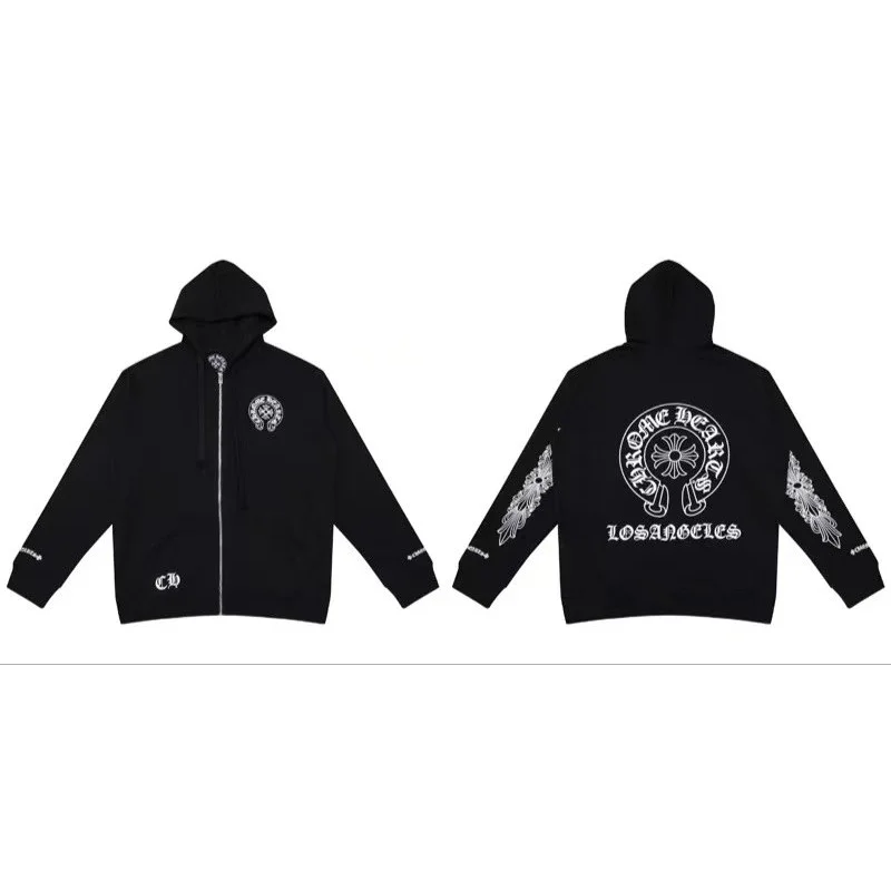 Chrome Hearts Chrome Hearts Los Angeles Zip-Up Hoodie Black Black - 1