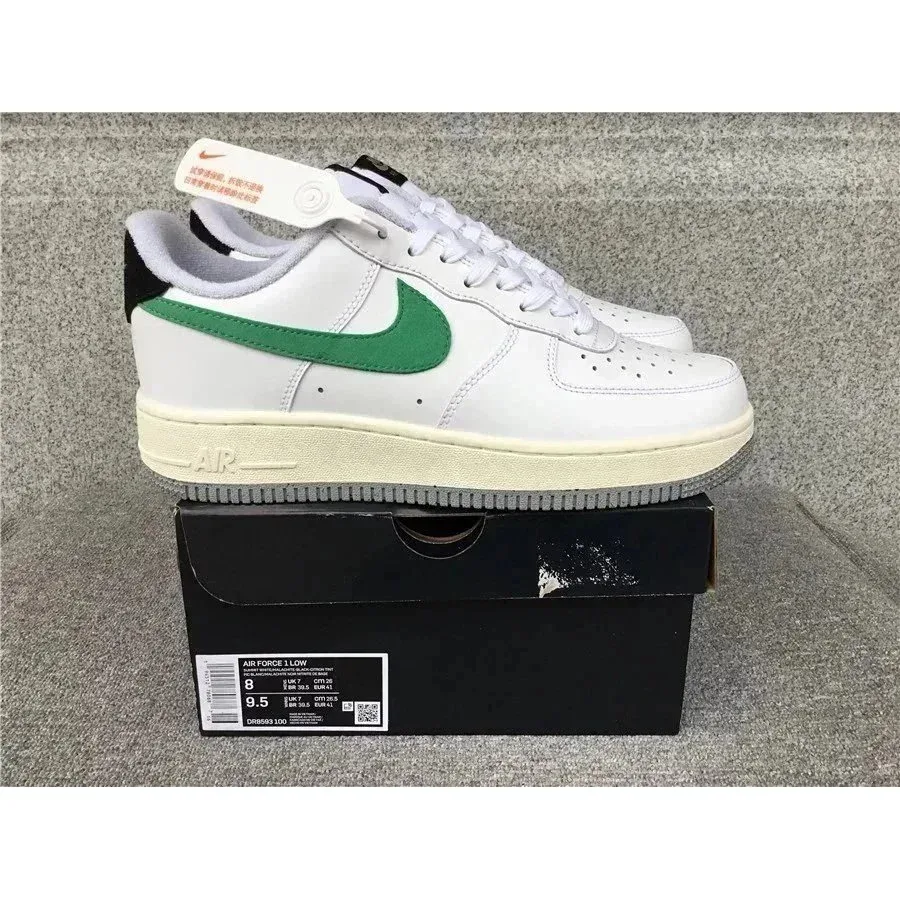 Nike Nike Air Force 1 Low White Green Sneakers White - 1