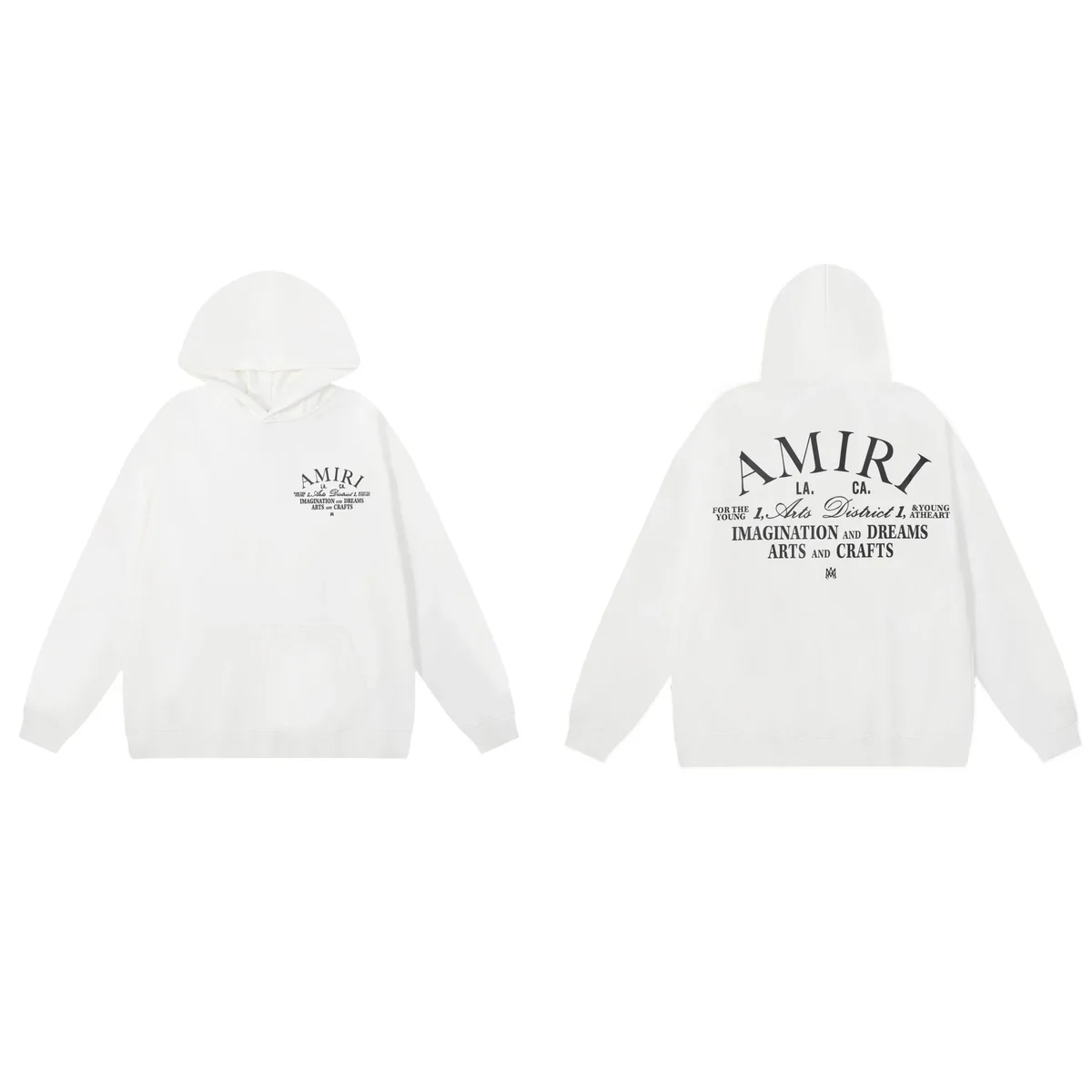 Amiri Amiri White Arts & Crafts Hoodie White - 1