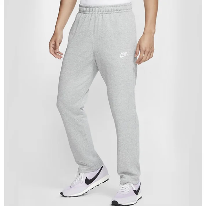 Nike Nike Grey Fleece Pants Men Grey - 1