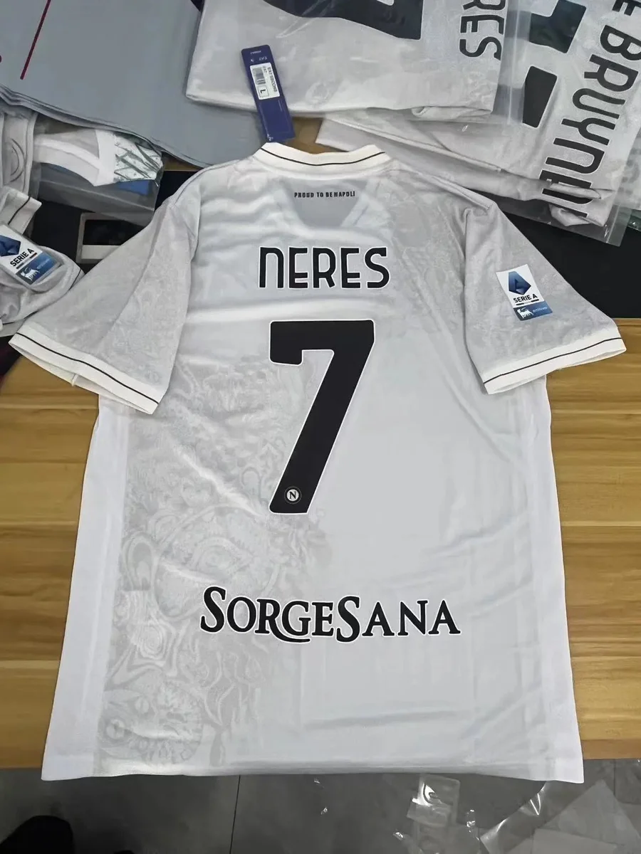 Adidas Adidas Serie A Neres 7 Away Jersey White - 1