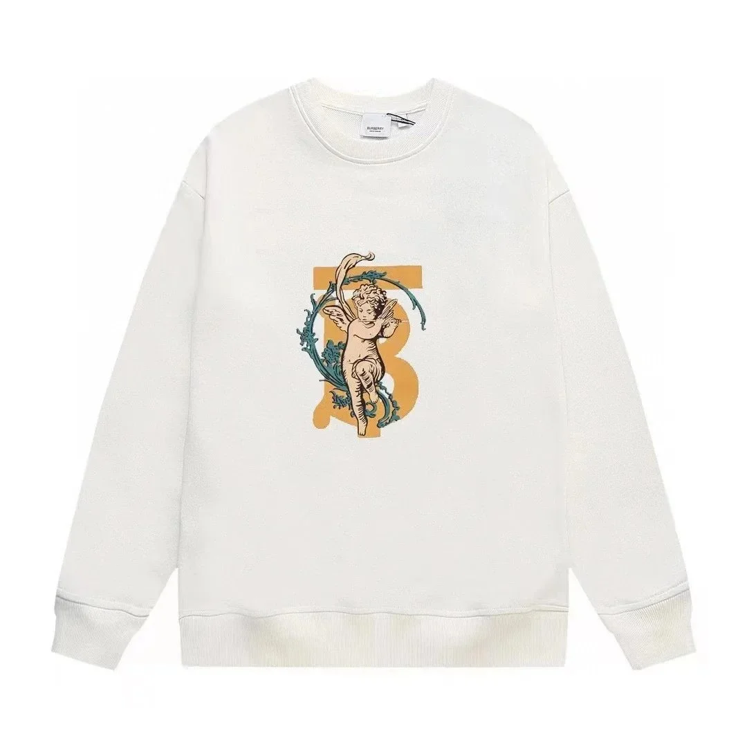 Burberry Burberry White Cherub Print Sweatshirt White - 1