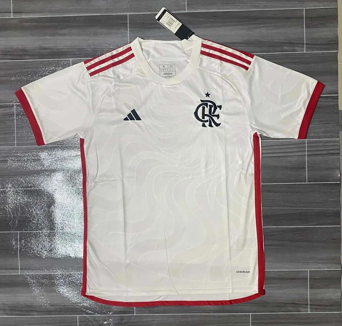 Adidas Adidas Flamengo Away Jersey White Red Men's Football Shirt White - 1