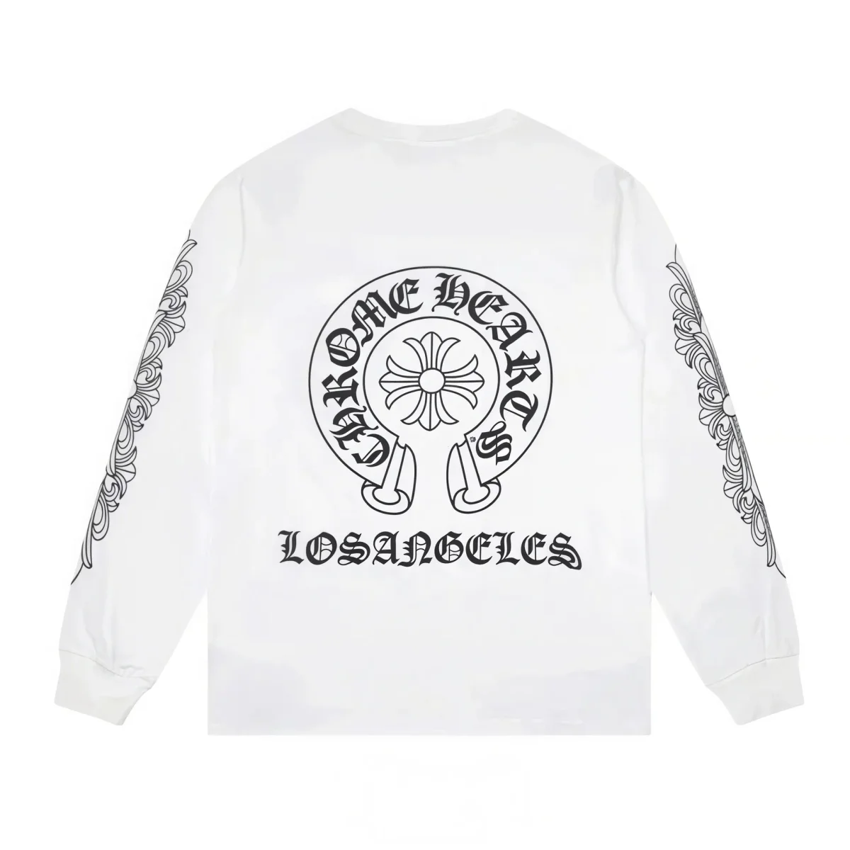 Chrome Hearts Chrome Hearts Los Angeles Long Sleeve T-Shirt White White - 1
