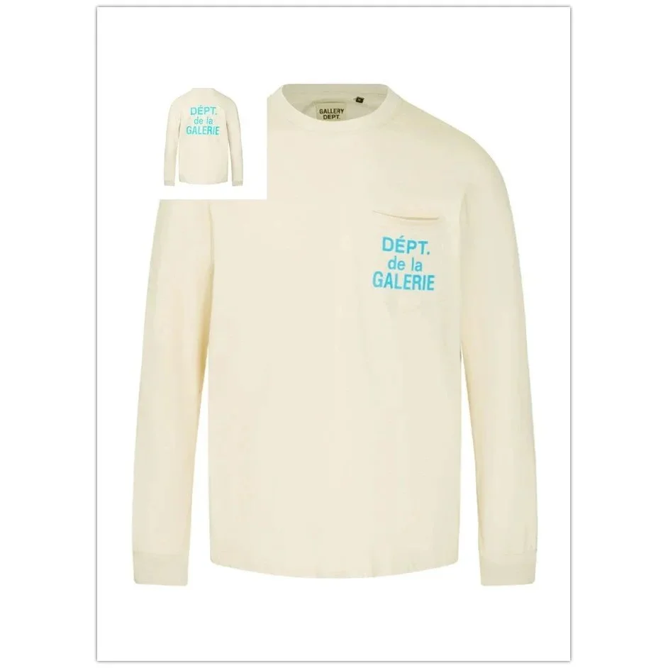 Gallery Dept. Gallery Dept. Dépt. de la Galerie Long Sleeve T-Shirt Cream Cream - 1