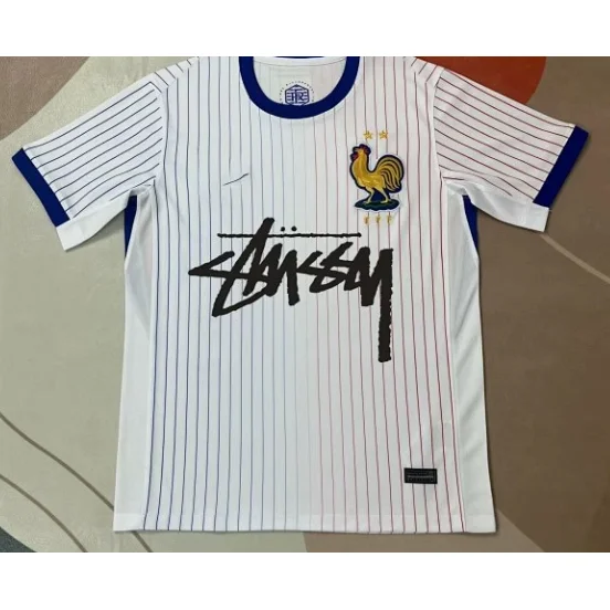 Stussy Stüssy White Striped Jersey Football Shirt White - 1
