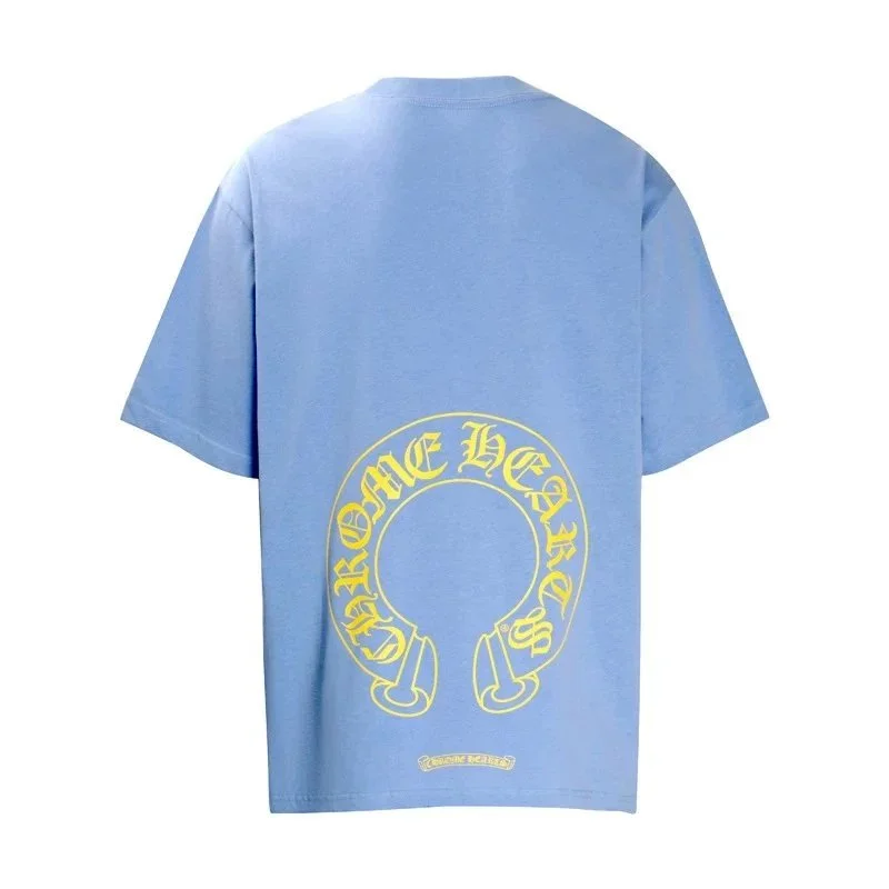 Chrome Hearts Chrome Hearts Light Blue 'Heart' T-Shirt Blue - 1