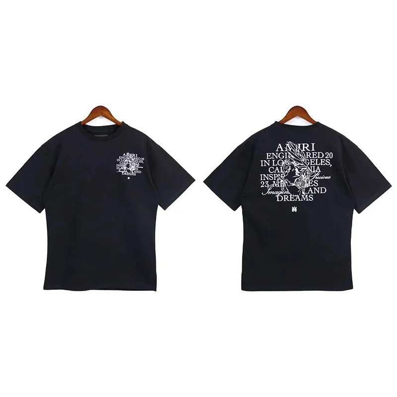 Amiri Amiri Black Eagle Print T-Shirt Black - 1