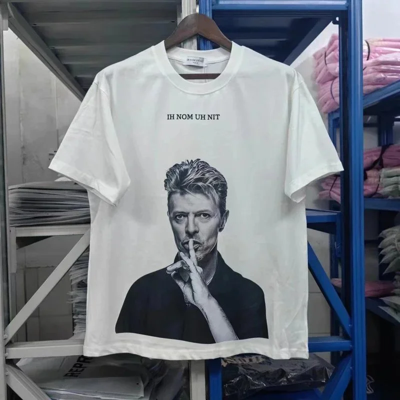 Other Unisex White David Bowie Print T-Shirt White - 1