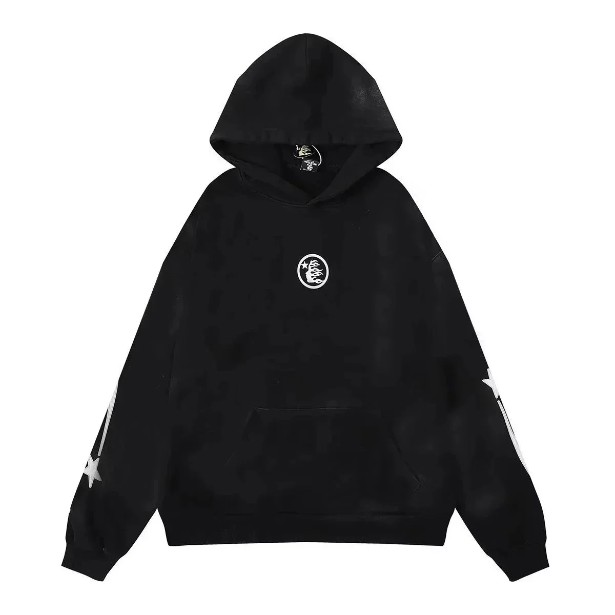 A Bathing Ape A Bathing Ape BAPE STA Black Hoodie with White Logo Black - 1
