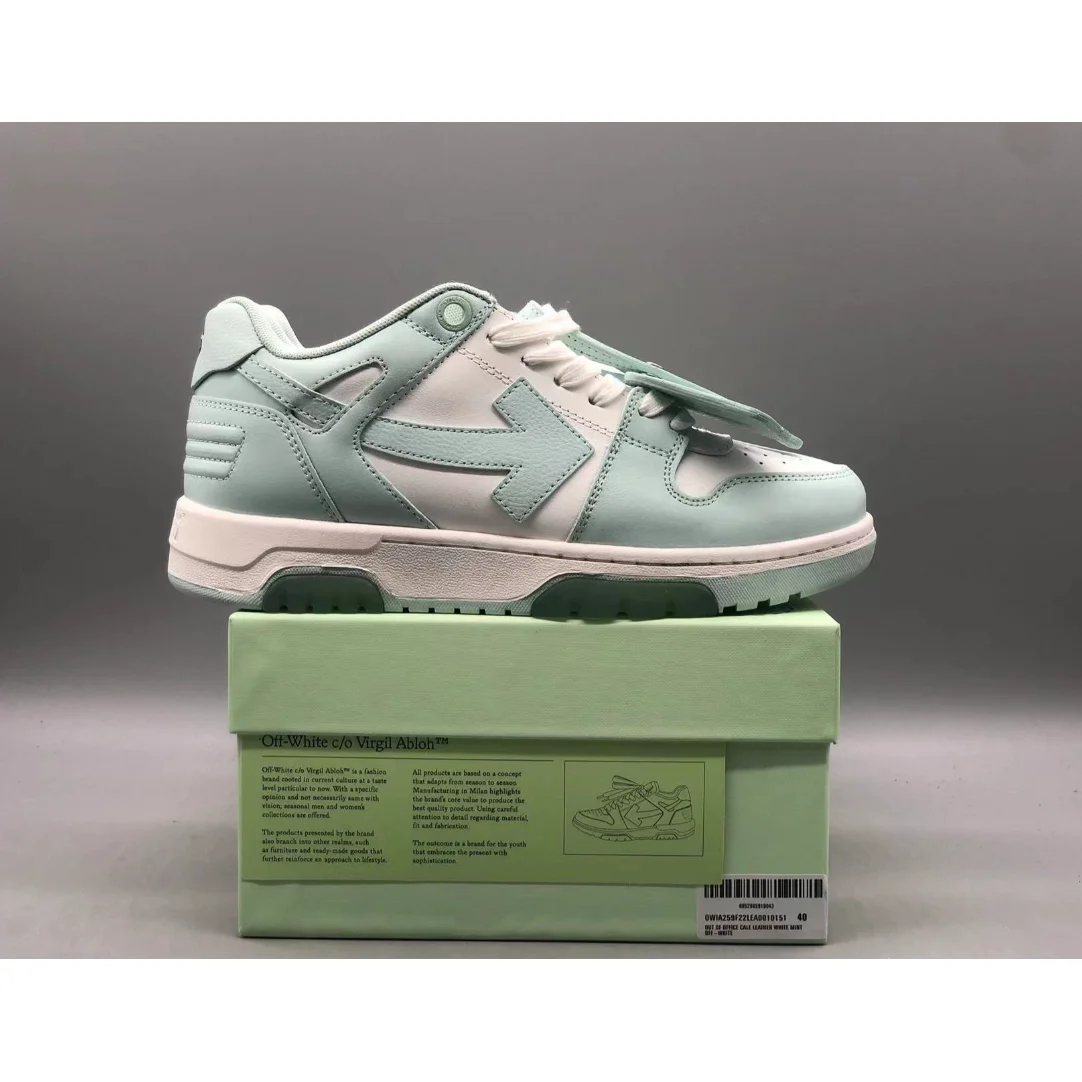 Off-White Off-White c/o Virgil Abloh Out Of Office Mint Sneakers Green - 1