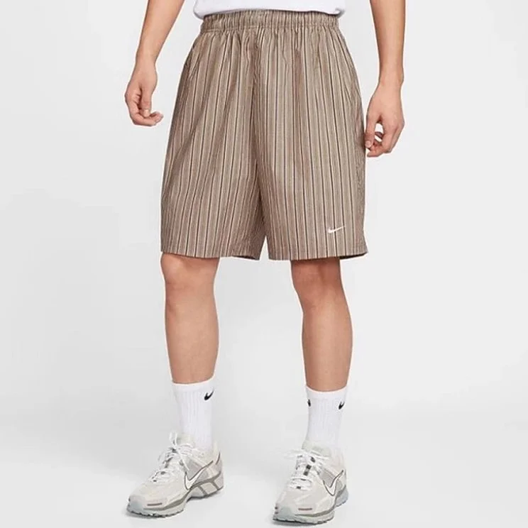 Nike Nike Air Force 1 Striped Shorts Beige Beige - 1