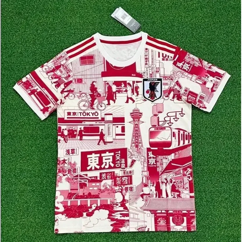 Adidas Adidas Japan Tokyo 2020 Jersey White/Red T-Shirt White - 1