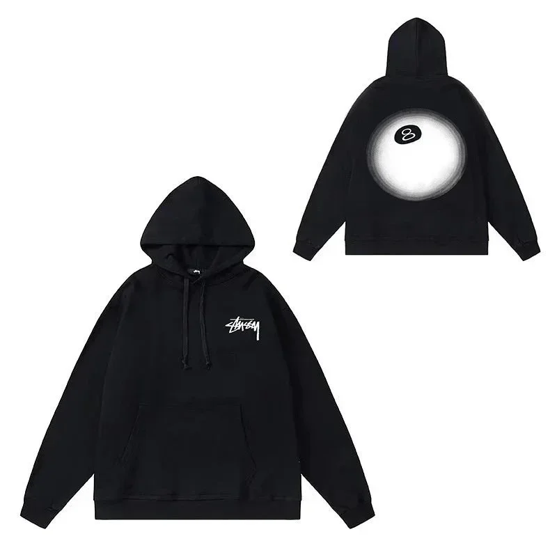 Stussy Stussy Black 8-Ball Hoodie Black - 1