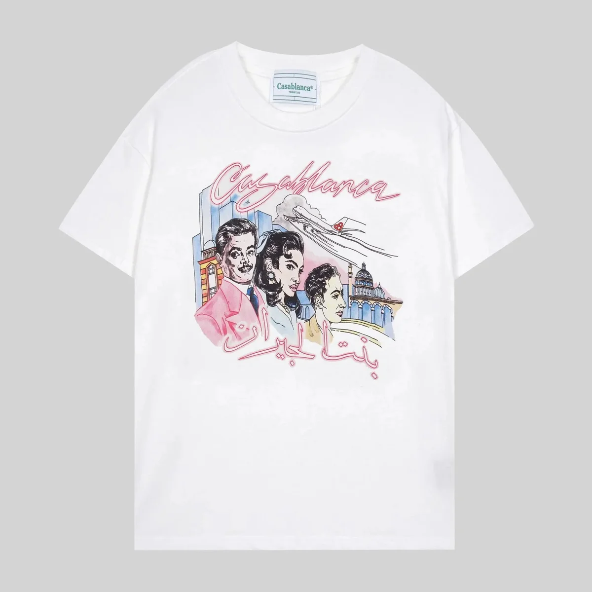 Casablanca Casablanca White 'Casablanca' Graphic T-Shirt White - 1