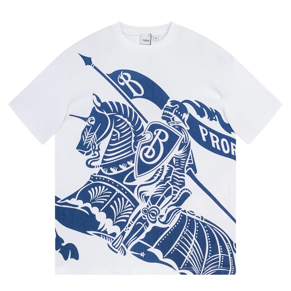 Burberry Burberry Knight Print White T-Shirt White - 1