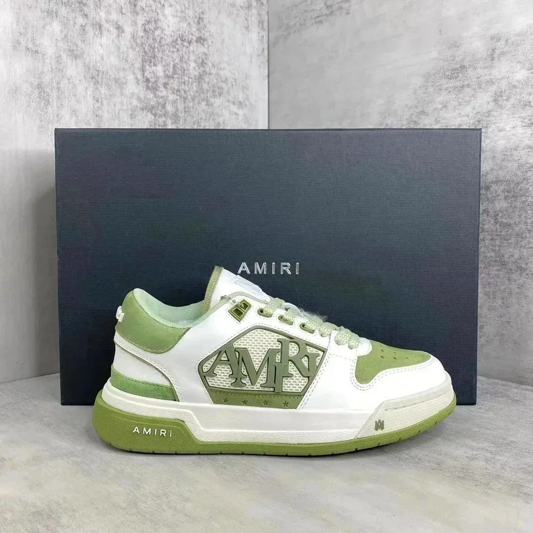 Amiri Amiri White & Green Sneakers Green - 1