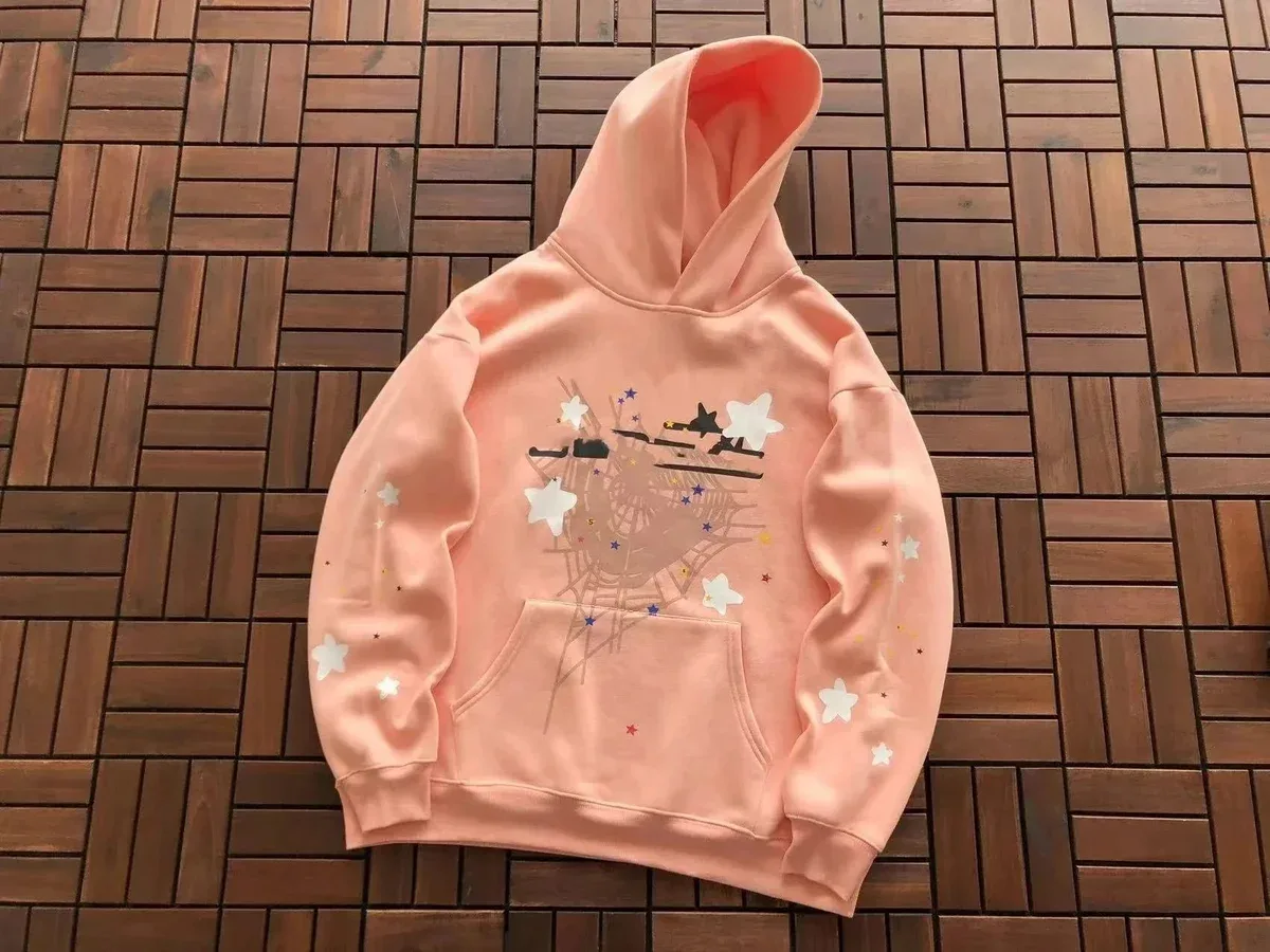 A Bathing Ape A Bathing Ape BAPE STA Peach Star Print Hoodie Multicolor - 1