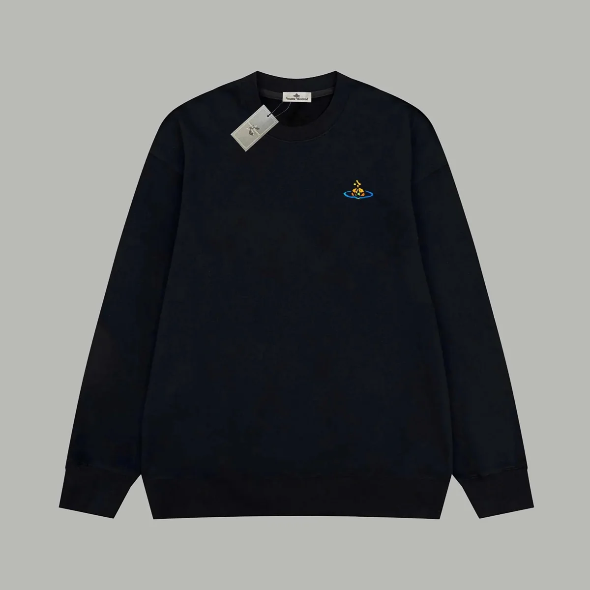 Vivienne Westwood Vivienne Westwood Orb Black Cotton Sweatshirt Black - 1