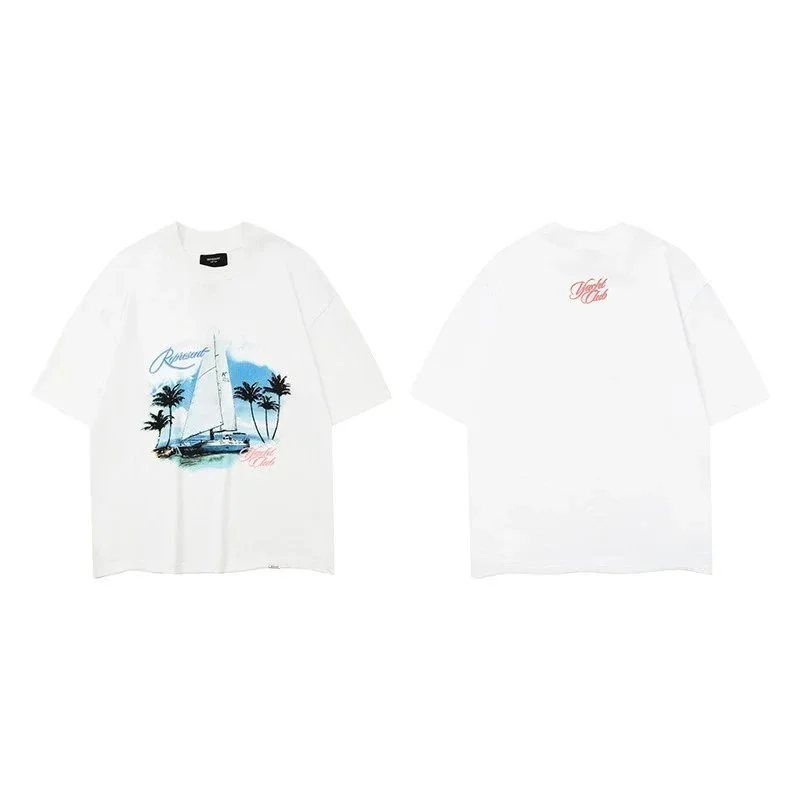 Represent Represent Owners Club Yacht Club White T-Shirt White - 1
