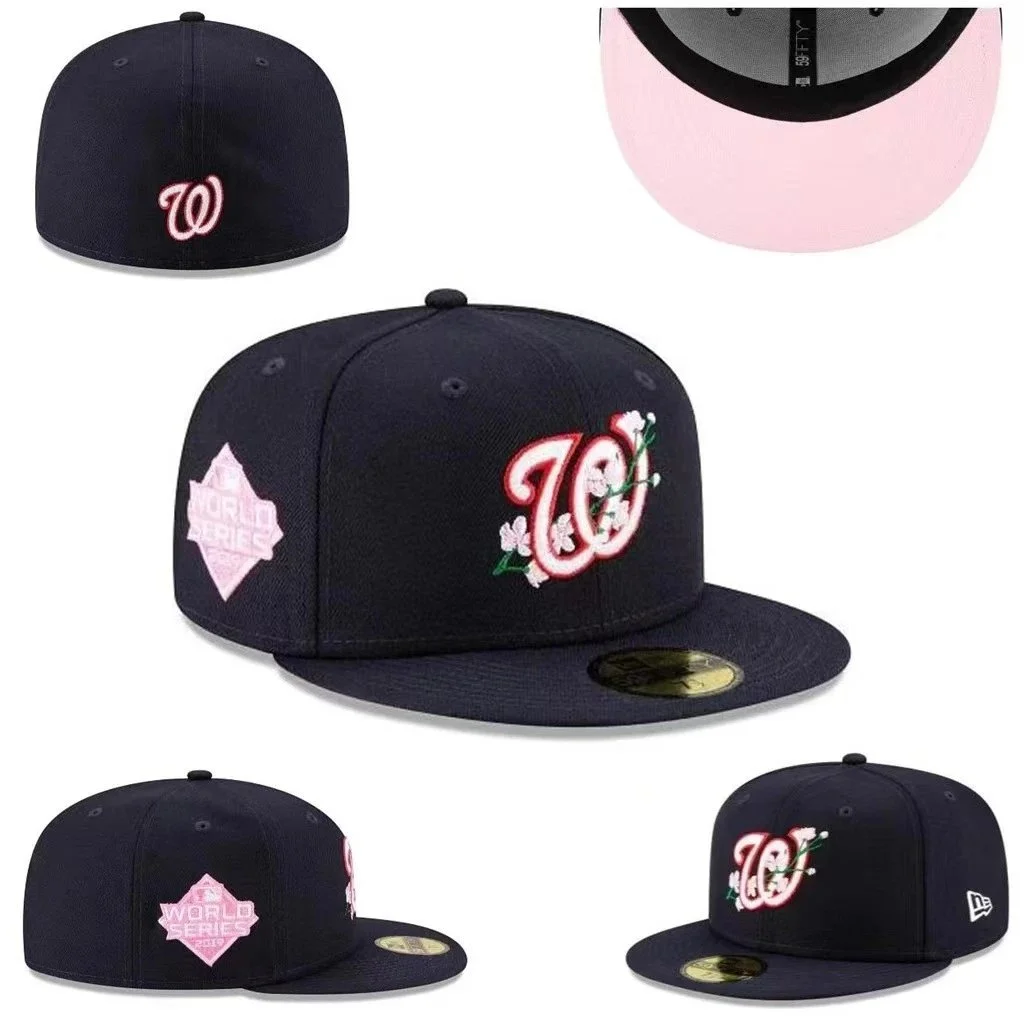 New Era New Era Washington Nationals Cherry Blossom Fitted Cap Navy - 1
