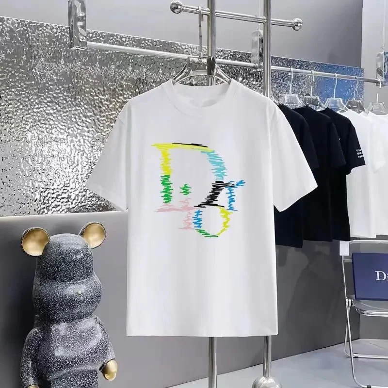 Dior Dior Colorful Logo T-Shirt White White - 1