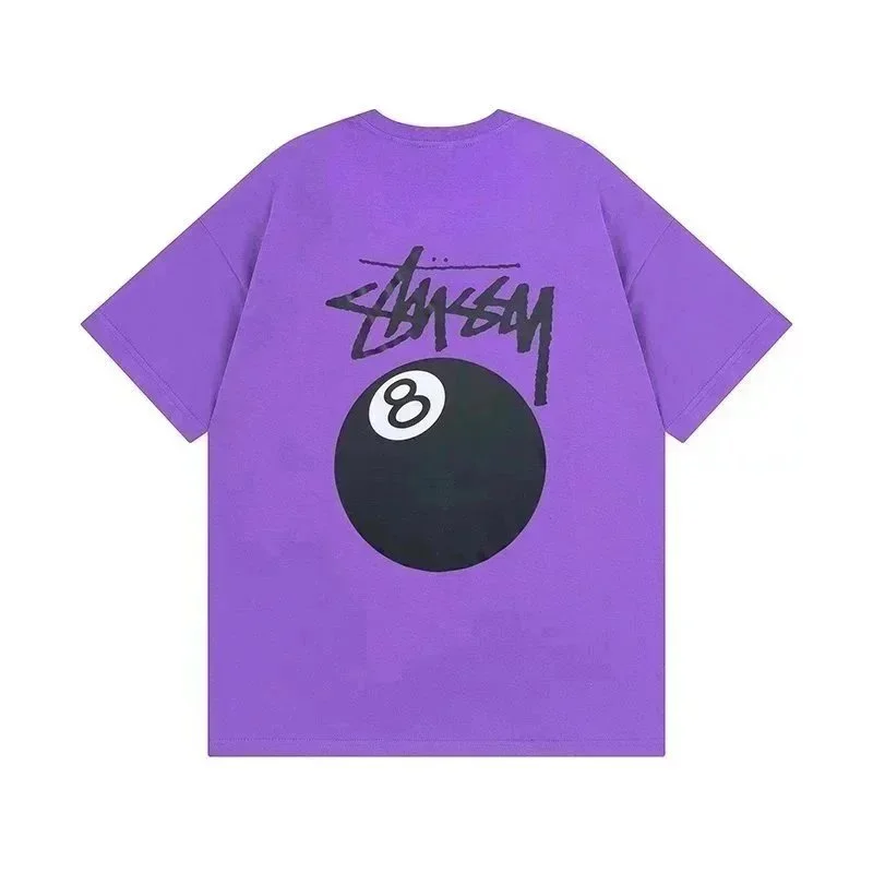 Stussy Stussy 8-Ball Purple T-Shirt Purple - 1