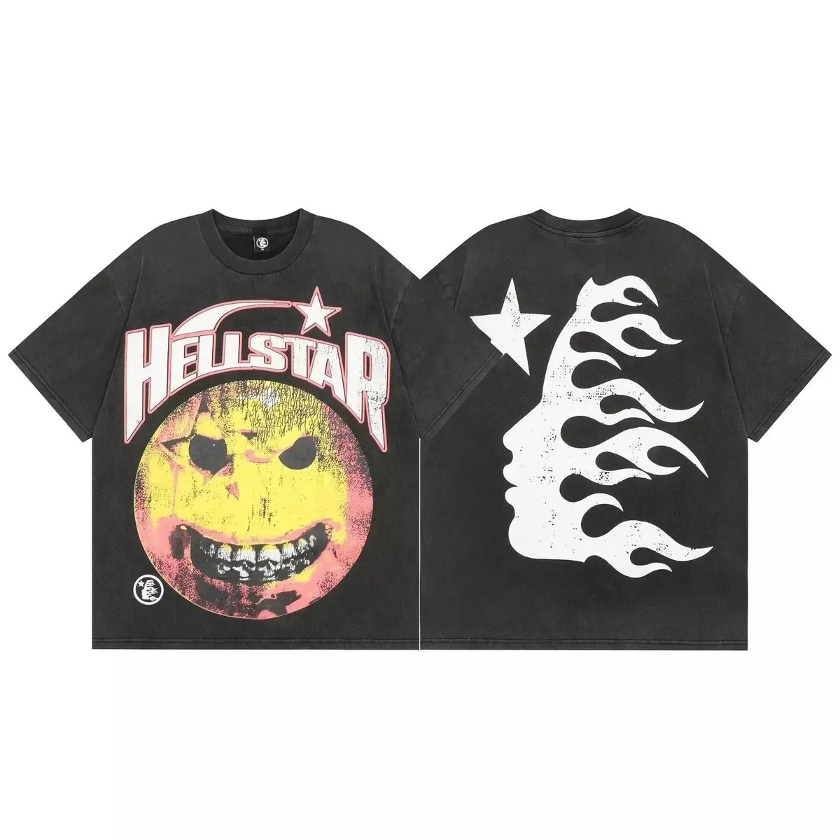 Hellstar Hellstar T-Shirt Black Solid Black - 1