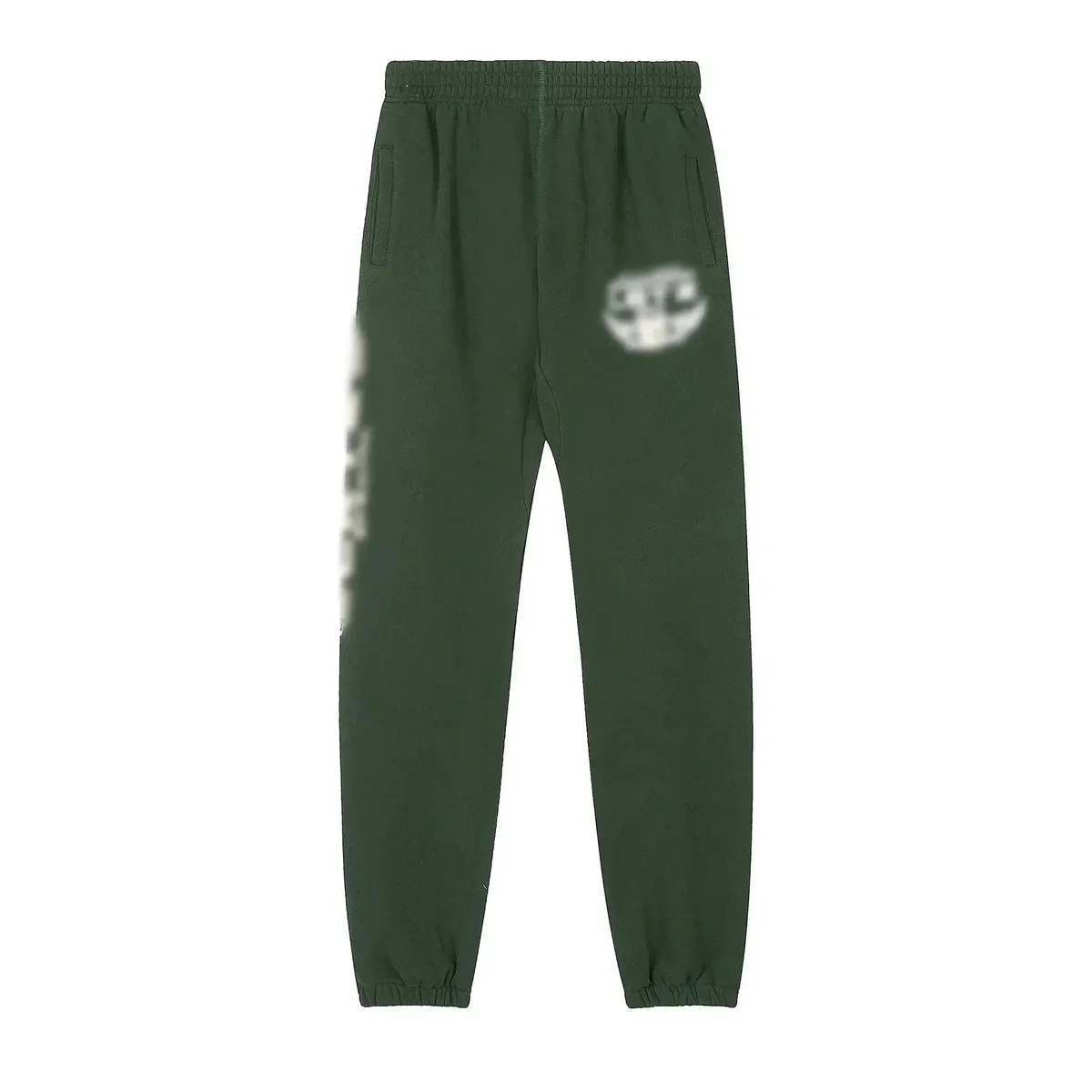 Fear of God Green Solid Sweatpants with Side Logo Green - 1