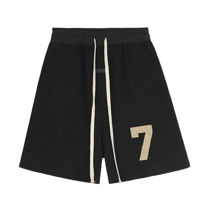 Other Black Number '7' Shorts Black - 1