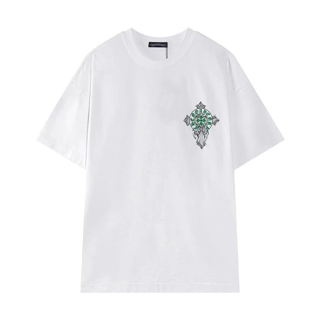 Chrome Hearts Chrome Hearts White Cross Print T-Shirt White - 1