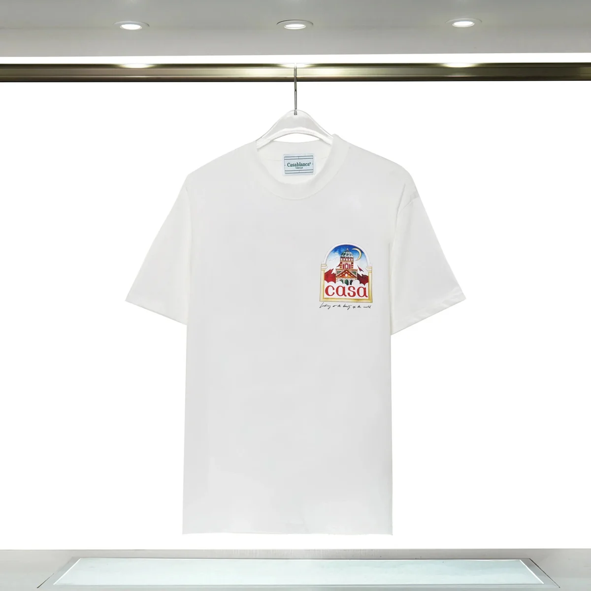 Casablanca Casablanca Casa Print White T-Shirt White - 1