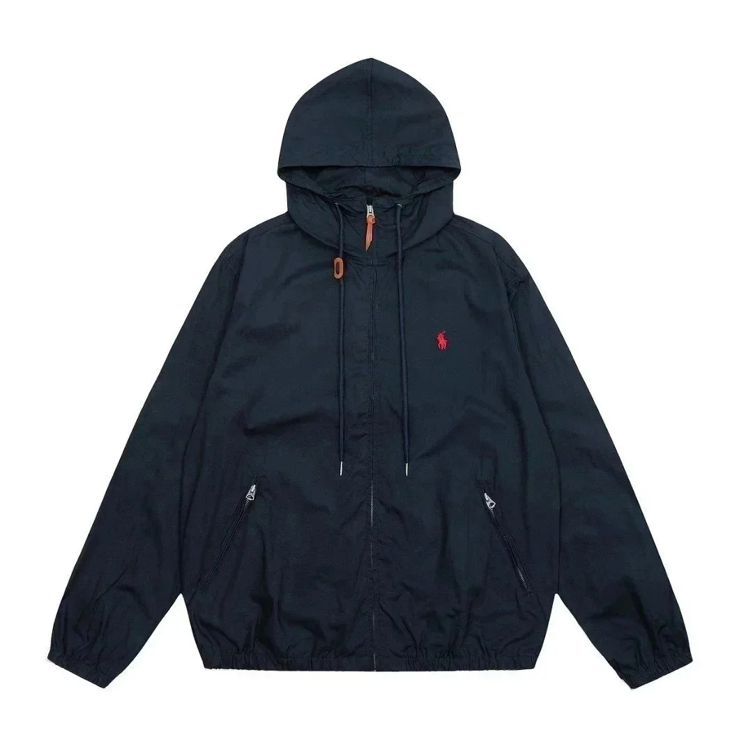 Polo Ralph Lauren Polo Ralph Lauren Navy Hooded Windbreaker Jacket Navy - 1