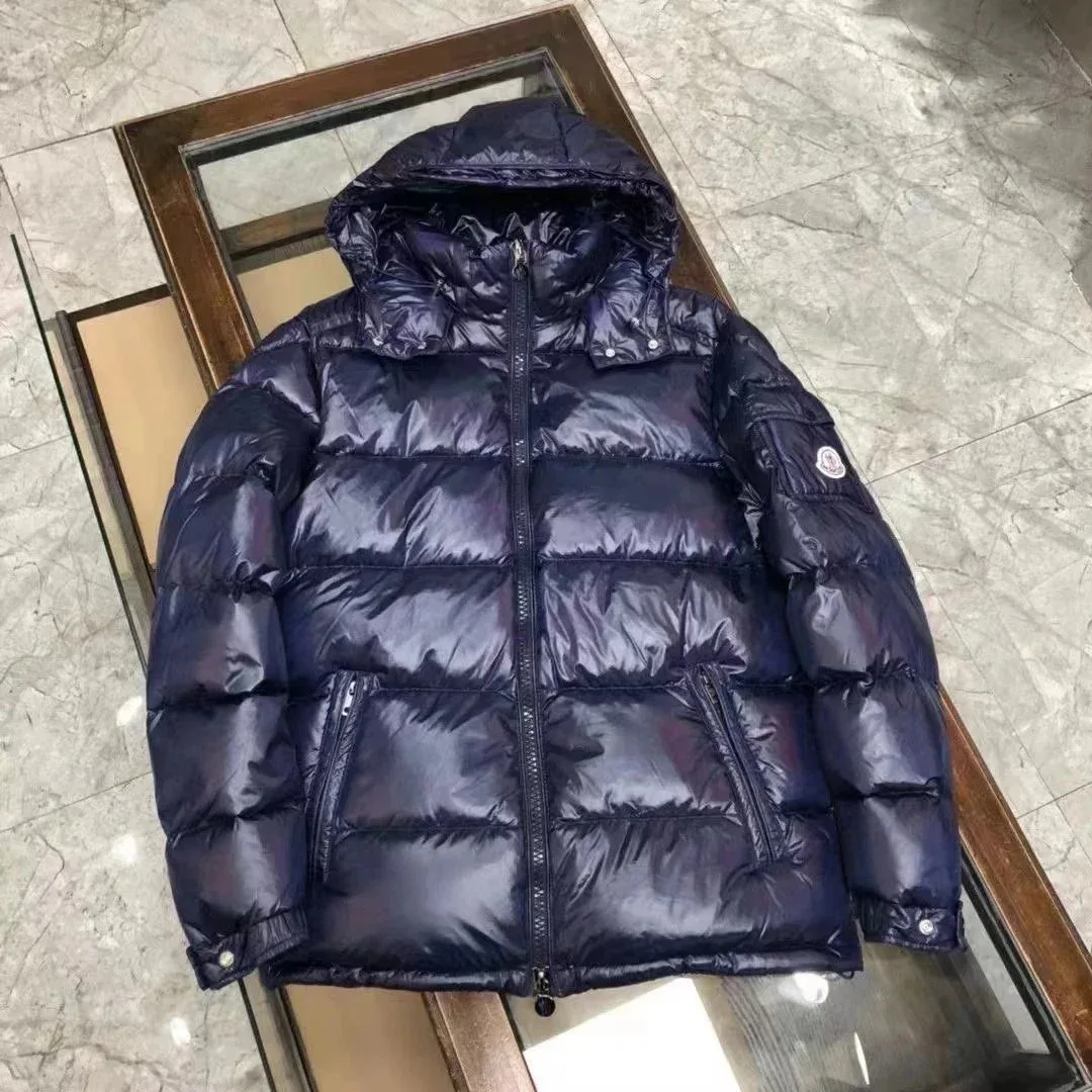 Moncler Moncler Maya Navy Puffer Jacket Navy