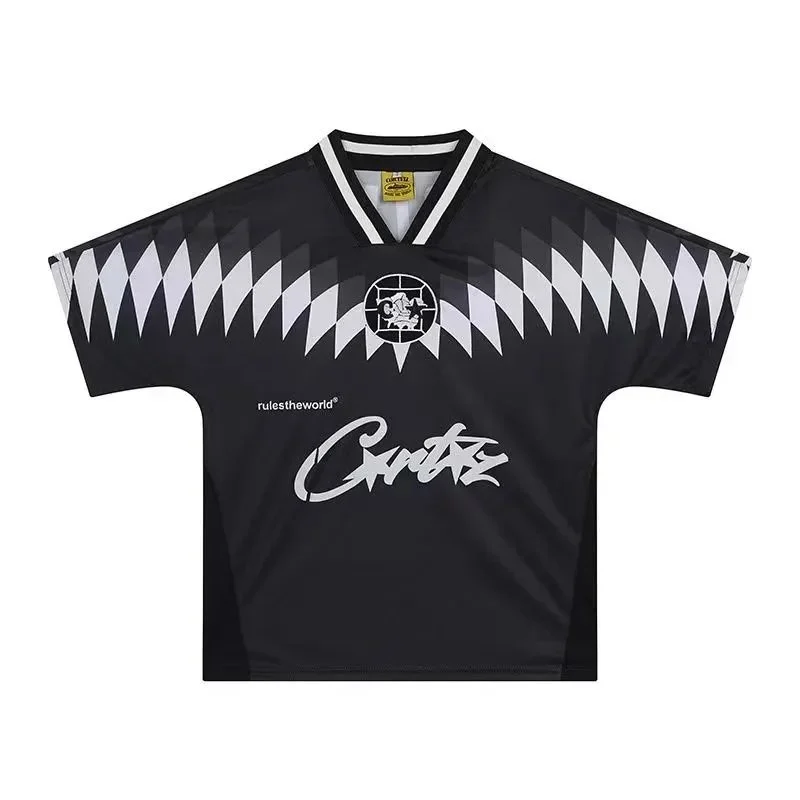 Trapstar Trapstar Rules The World Black & White Jersey T-Shirt Black - 1