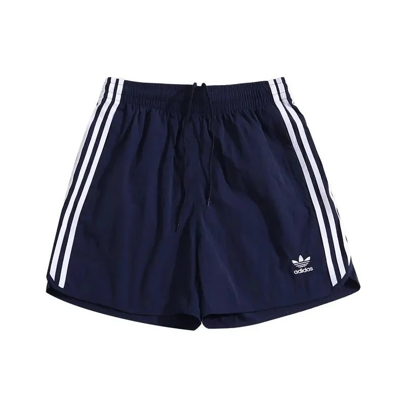 Adidas Adidas Three Stripes Navy Blue Shorts Navy - 1