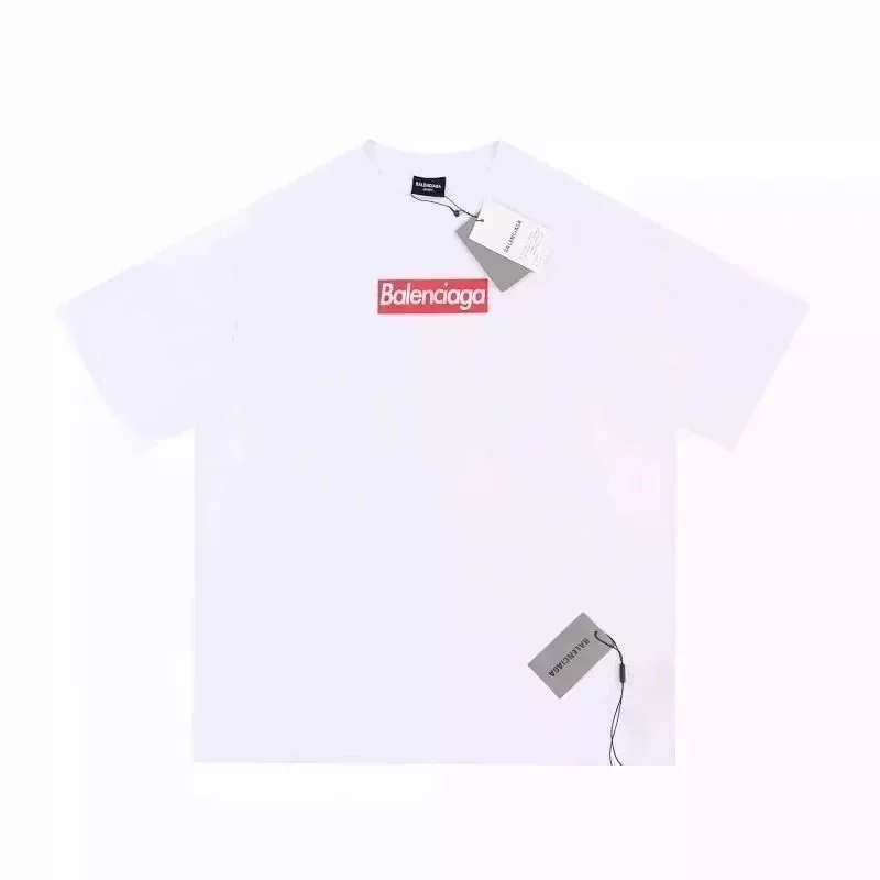 Balenciaga Balenciaga White Logo T-Shirt White - 1