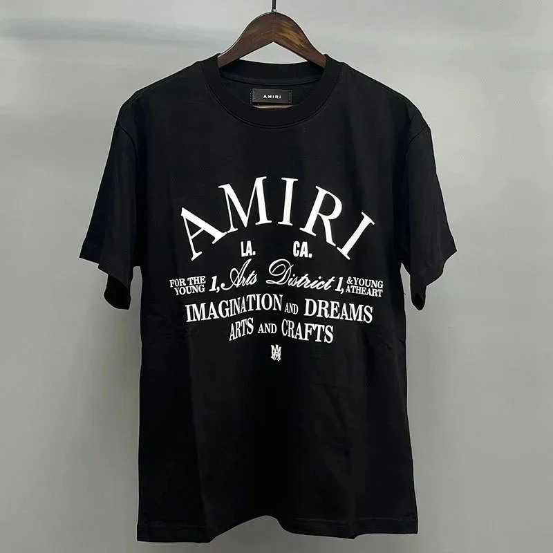 Amiri Amiri Black Imagination & Dreams T-Shirt Black - 1