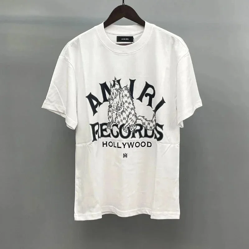 Amiri Amiri White 'Amiri Records Hollywood' T-Shirt White - 1
