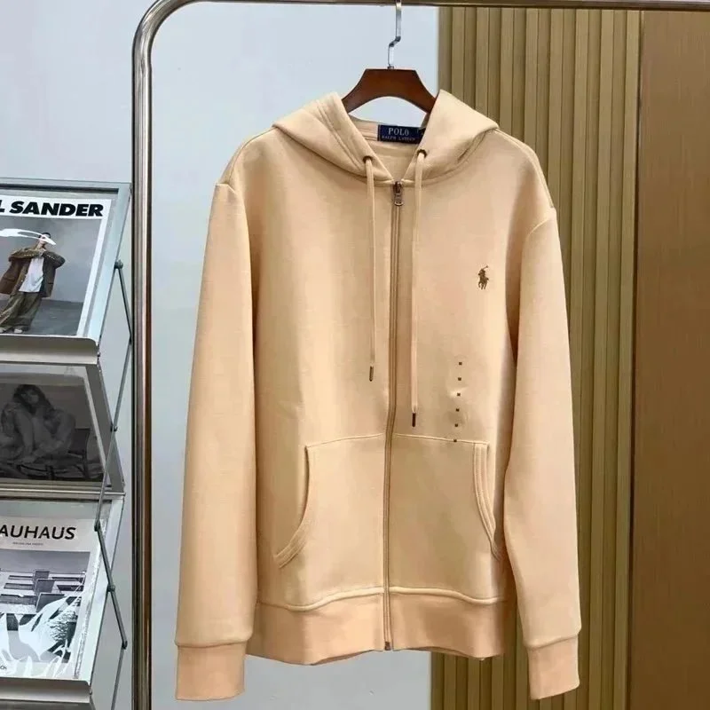 Polo Ralph Lauren Polo Ralph Lauren Beige Zip-Up Hoodie Beige - 1