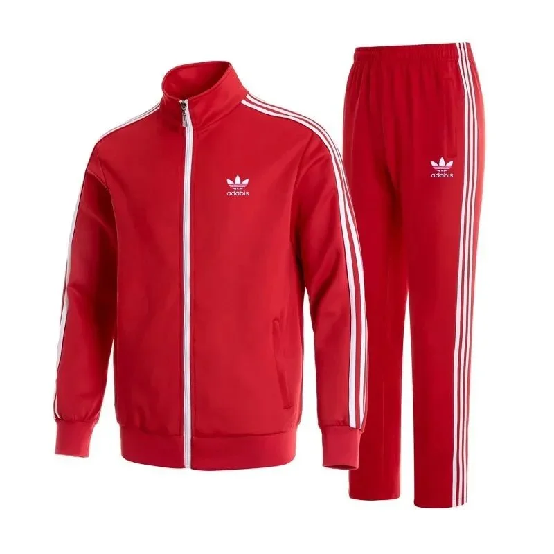 Adidas Adidas Classic Red Track Suit Red - 1
