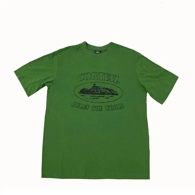 Corteiz Corteiz RTW Rules The World Green T-Shirt Green - 1