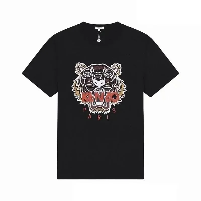 Kenzo Kenzo Tiger Head Black T-Shirt Black - 1