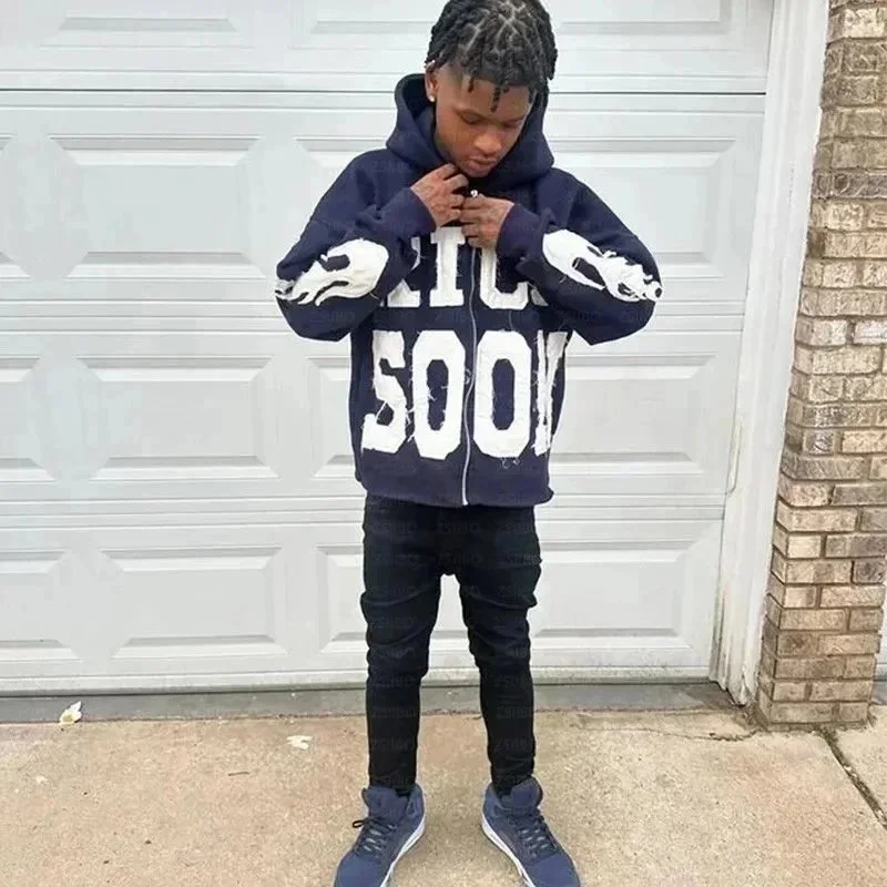 A Bathing Ape A Bathing Ape BAPE STA Zip-Up Hoodie Navy Navy - 1