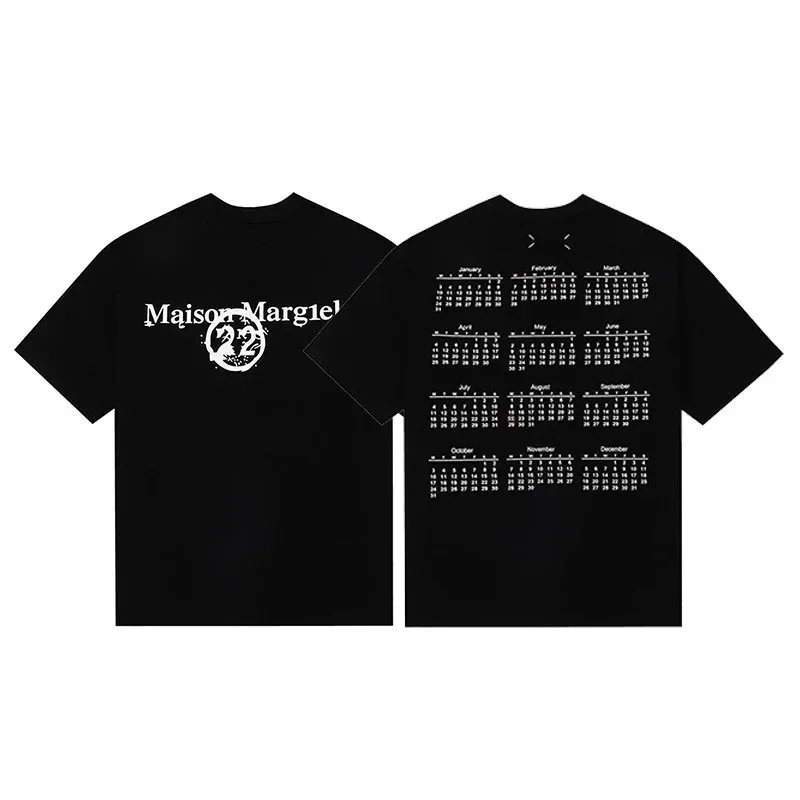 Maison Margiela Maison Margiela Calendar T-Shirt Black Black - 1