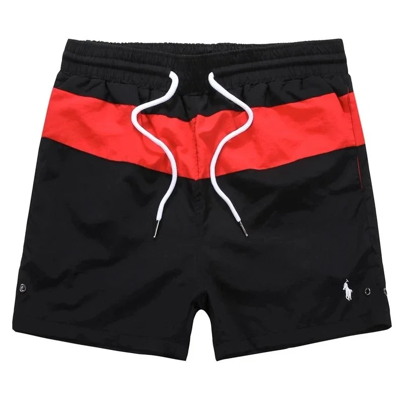 Polo Ralph Lauren Polo Ralph Lauren Black & Red Swim Shorts Black - 1