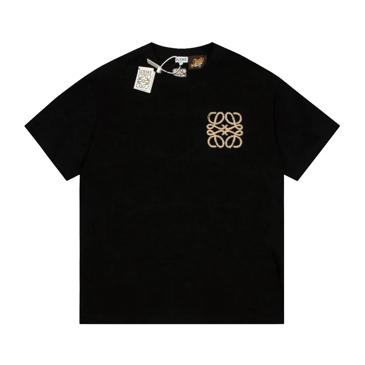 Loewe Loewe Anagram Black T-Shirt Black - 1