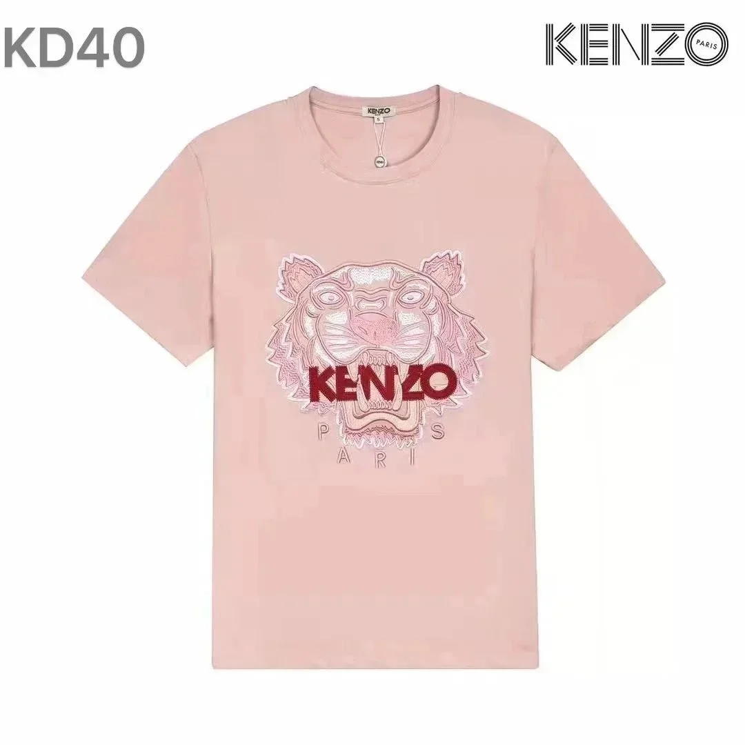 Kenzo Kenzo Tiger Logo Pink T-Shirt Pink - 1
